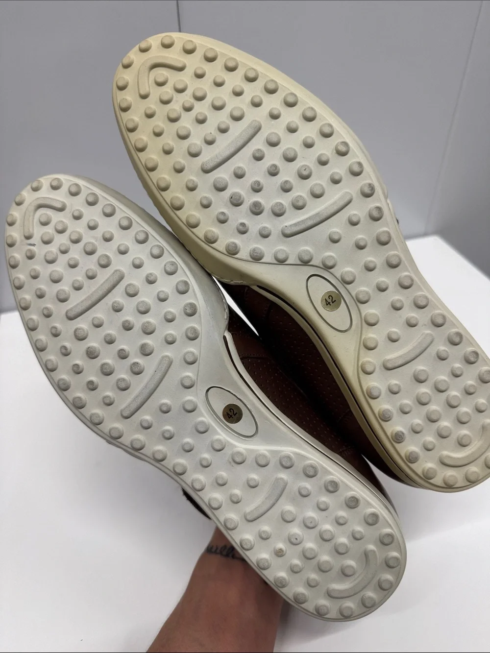 Caporicci genuine real 🐊 Leather Casual Velcro Sneakers size 42